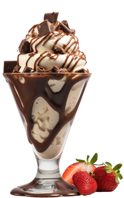 Copo com milkshake